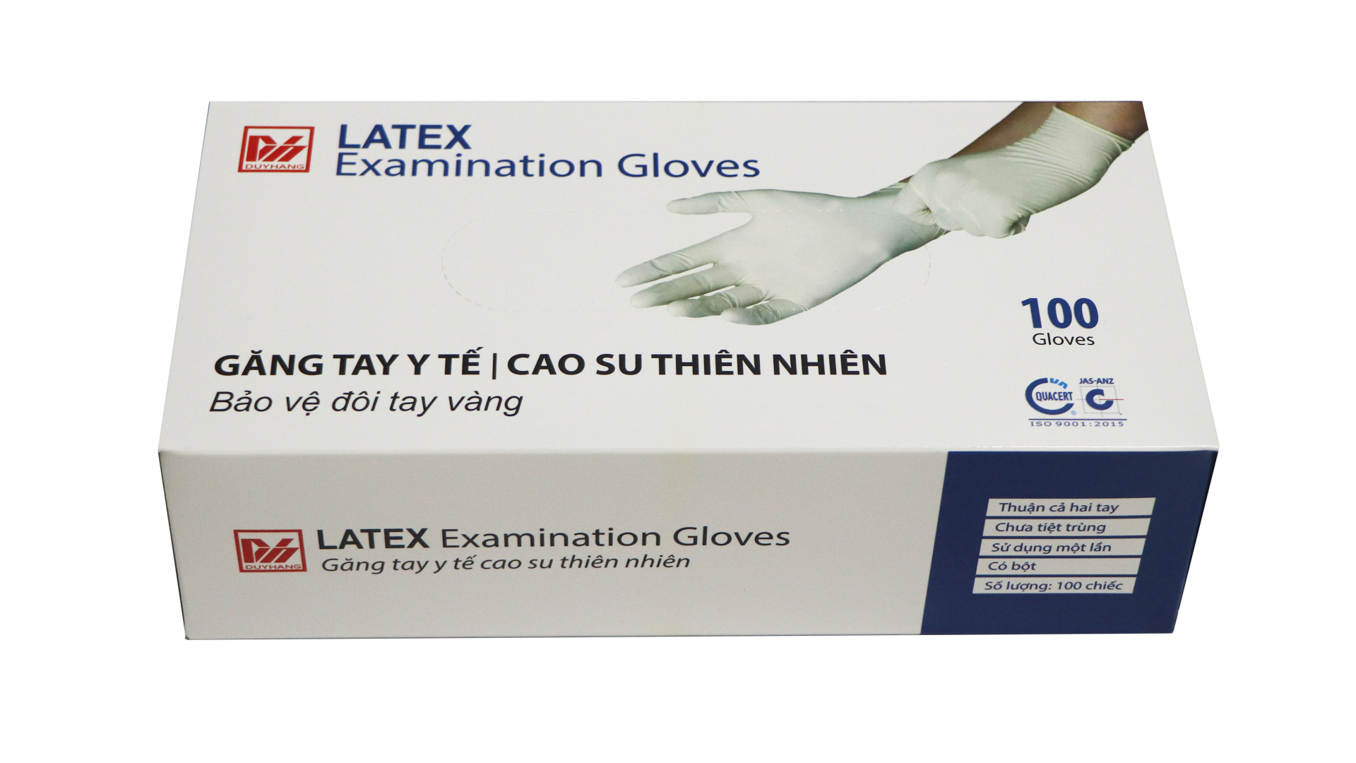 GĂNG TAY Y TẾ CỔ DÀI - KHÔNG BỘT