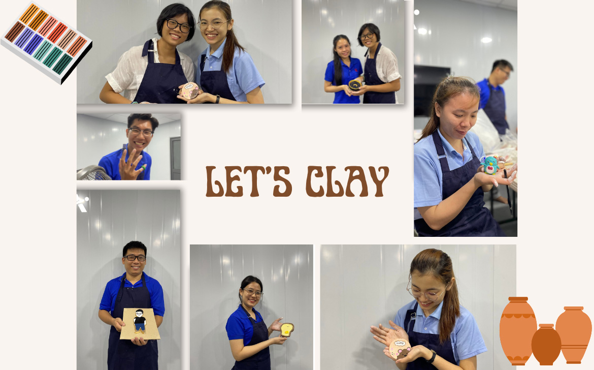 BUỔI WORKSHOP LET’S CLAY DÀNH CHO CÁN BỘ NHÂN VIÊN 